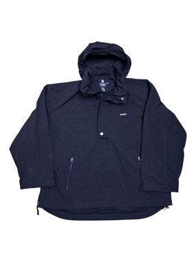 CHAPS Designer Vintage Y2K Waterproof Windbreaker Jacket Mens XL